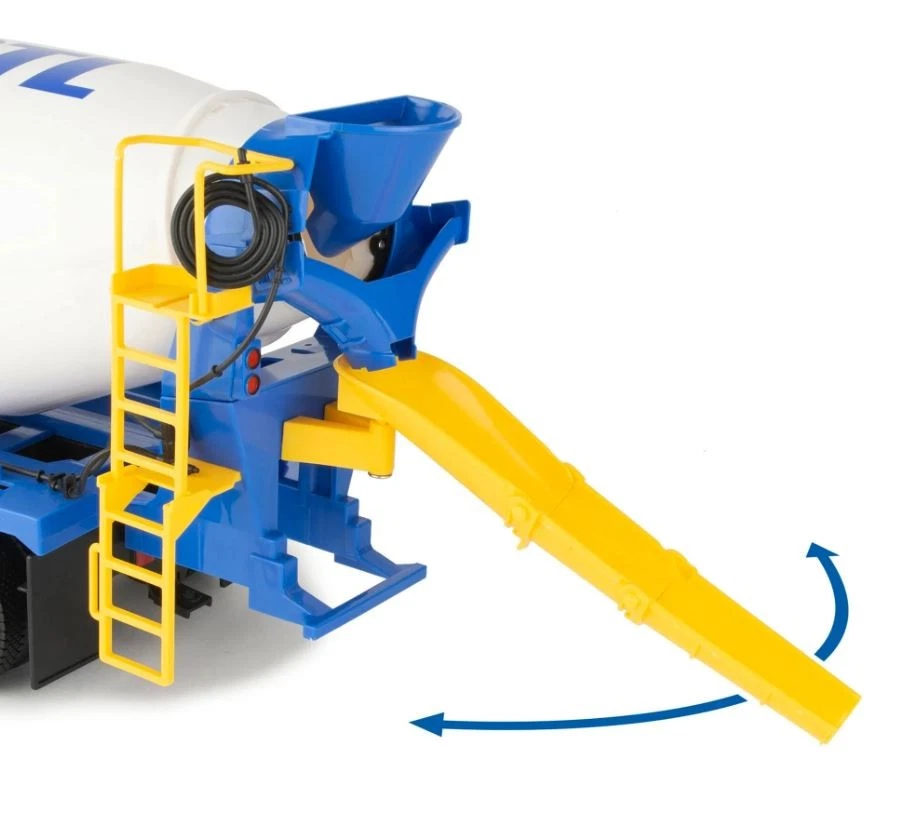 ERTL, PERTERBILT 367 toupie jaune et bleu ERTL, échelle 1/16, ERT47601 - Photo 2/4