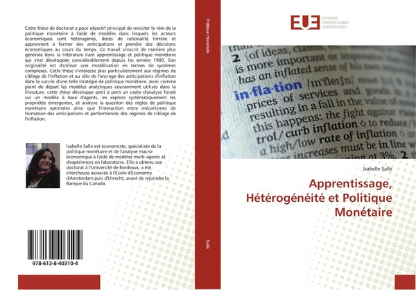 Isabelle Salle | Apprentissage, HéTéRogéNéIté Et Politique MonéTaire | Buch-image