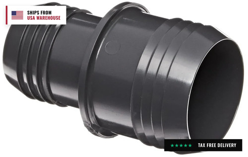 Spears 1429 Series PVC Tube Fitting, Coupling, Schedule 40, Gray, 3/4" x 1/2" Ba