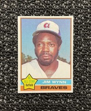 Topps 1976 Jim Wynn Atlanta Braves Baseball #395 NL All Star Outfield