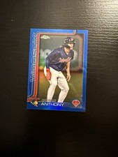 2025 Topps Pro Debut Roman Anthony Chrome Blue Refractor /150 
