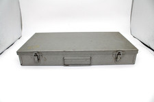 Logan No. 110 Deluxe Slide File For 2x2 Slides Holds 300 Slides Gray Used VTG