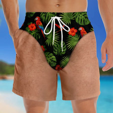 Personalized Mens Swim Trunks Looking Good Na...