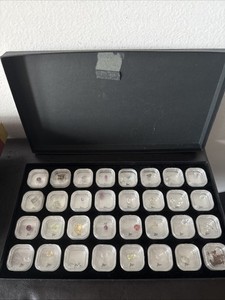 JTV Loose Gemstone Mixed Lot Faceted Lot Of 30+ Stones In Display Trays