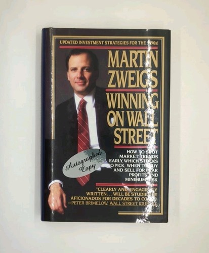 Signed! Winning on Wall Street by Martin Zweig (1994, Warner) - 第 1/4 張圖片