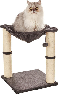 Amazon Basics Katzen-Kratzbaum Mit Haus, Hängematte, Bett Und Kratzstamm, 41 X 5