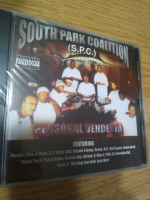 South Park Coalition S.P.C. CD K-rino Point Blank Psk 13 Ganksta Nip NEW SEALED 