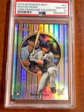 2019 Bowman's Best 1999 Franchise Favorites #KH Keston Hiura RC Rookie PSA 10