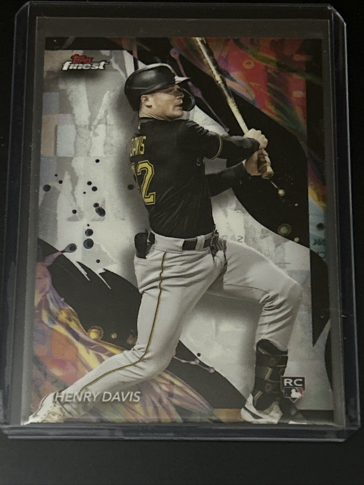 2024 Topps Finest Uncommon Base Henry Davis SP Short Print #163 Rookie RC