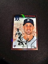 2023 Topps Chrome Platinum Ryan Kreidler Cream/Rose Gold Toile Refractor /75 RC