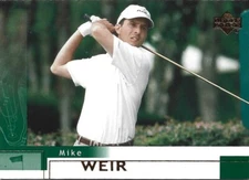 2002 Upper Deck #10 Mike Weir card, PGA Tour legend