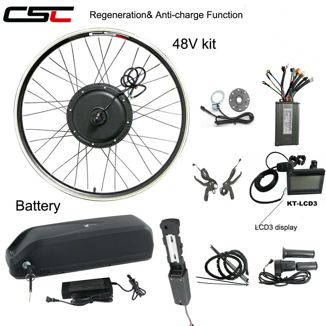 Pedal bike sale electric conversion kit