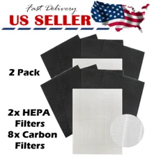 2x Replacement True Hepa 1 Year Filter Pack For Coway Airmega 200m & AP1512HH