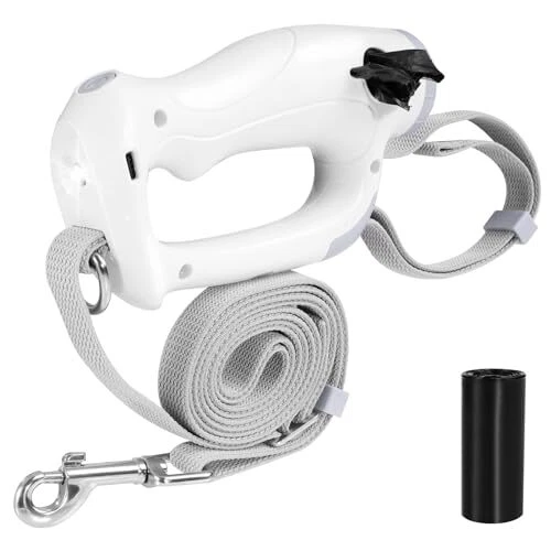 Retractable leash cheap with poop bags