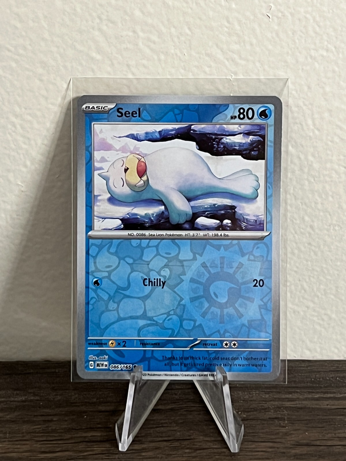 Seel 086/165 Reverse Holo Pokemon Scarlet & Violet 151 NMM eBay