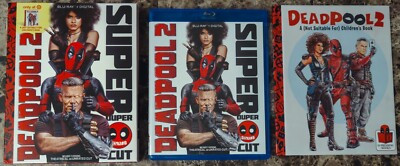 Deadpool 2 Super Duper Cut Blu-ray 2-Disc Set Target Exclusive Book & Slipcover