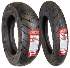 Kenda K6702 130/70-18 Front 180/65-16 Rear Motorcycle Tire Set Road Glide Custom
