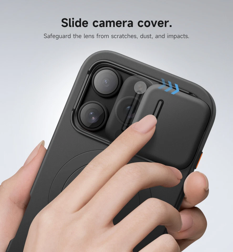 Funda Suritch para iPhone 12/13/14/15/16/Pro Max Plus con cubierta de cámara MagSafe Foto 3 de 4