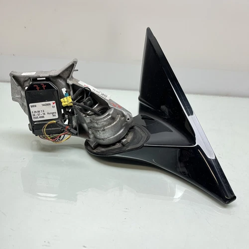 2016 BMW F32 RIGHT PASSENGER MIRROR BASE RH auto folding LHD Black gloss