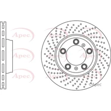 Apec Front Brake Disc DSK3112 - OE High Quality Precision Engineered Part