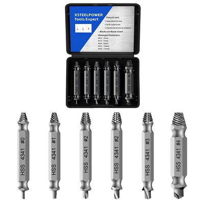 Damaged Screw Extractor Set&Bolt Extractor Kit & Stripped Screws Nuts & Bolts, E