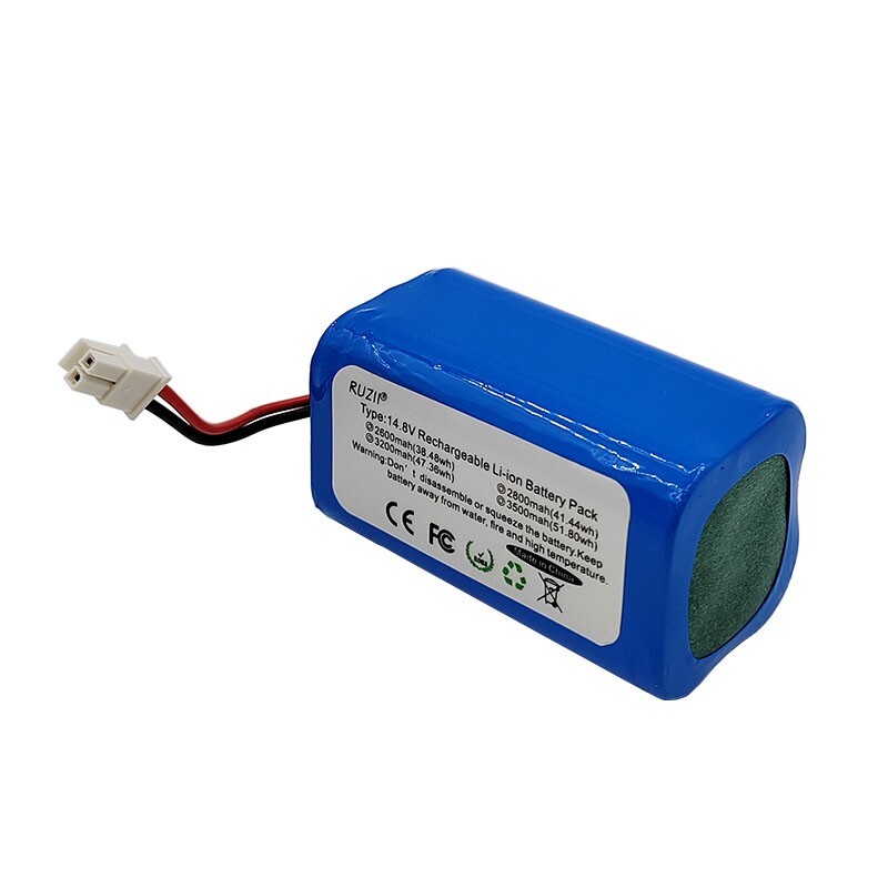 Rechargeable Battery 14.4V 14.8V 2600mAh For Robot Vacuum Cleaners