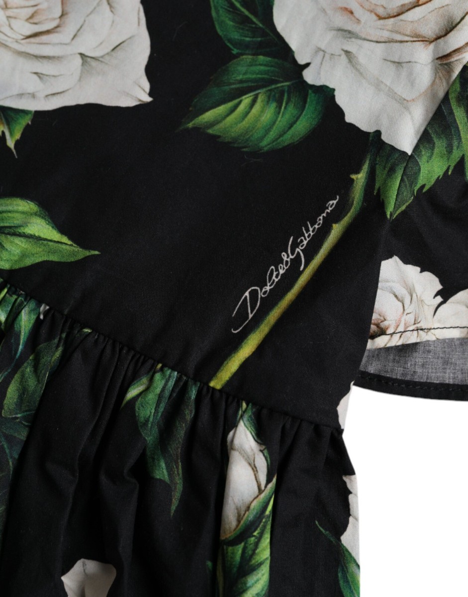 【Dolce & Gabbana】ローズプリントコットン ベビードールドレス Amazon.com: Dolce&Gabbana, Roses Cotton Fit & Flare Dress
