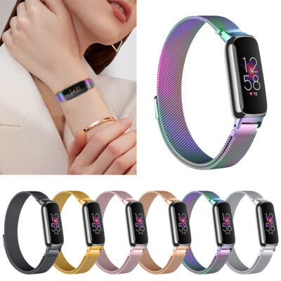 #ad For Fitbit Inspire 3 Strap Metal Milanese Magnetic Loop Stainless Steel Band $10.88