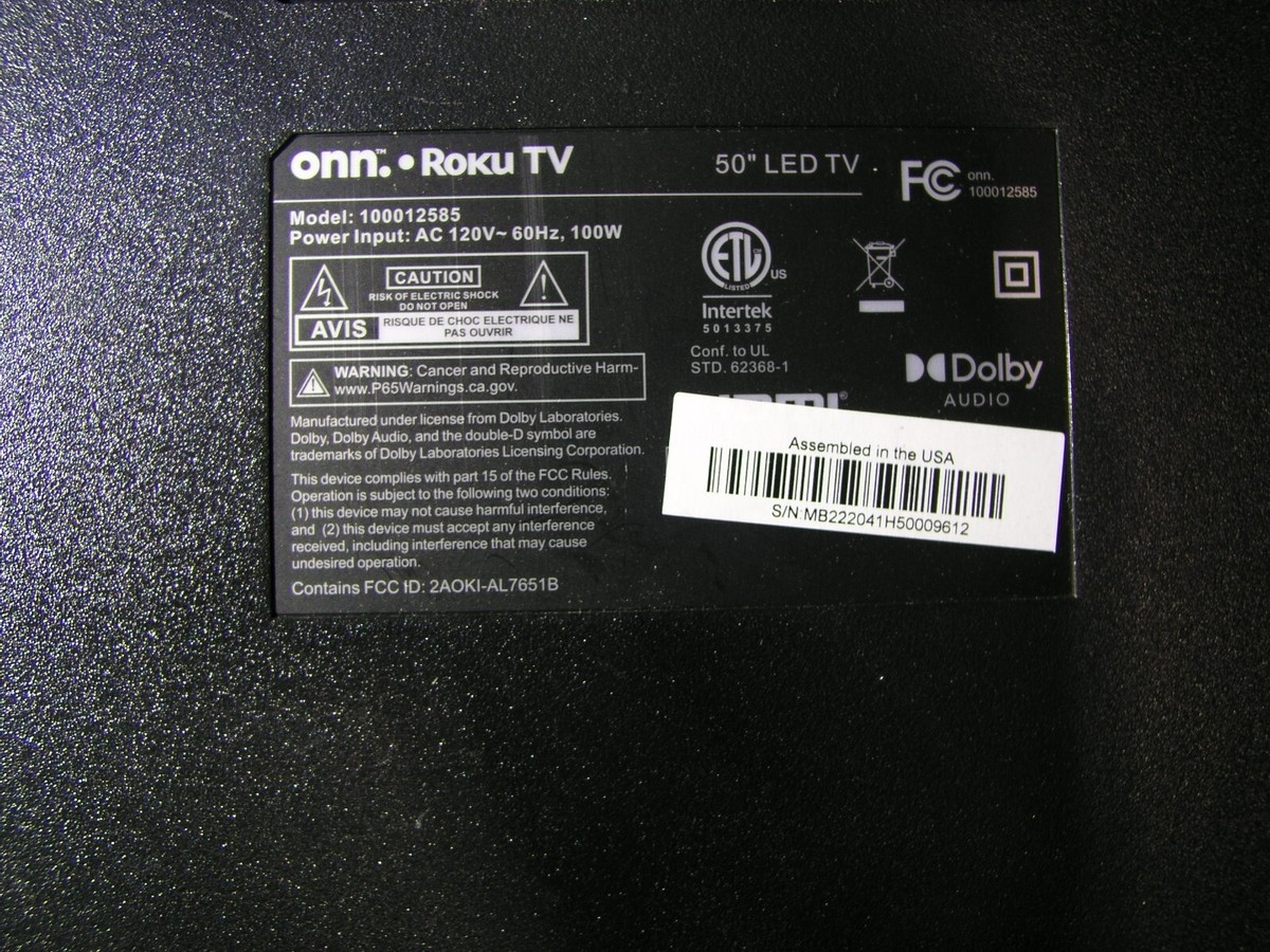 Onn JUC7.820.00293822 Main Board for 100012585, 100012586 | eBay