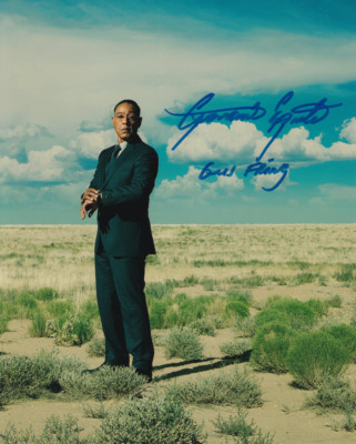 GIANCARLO ESPOSITO signed Autogramm 20x25cm BREAKING BAD in Person autograph COA