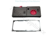 OEM Dishwasher Soap Dispenser with Rinse Aid Cap w10304409