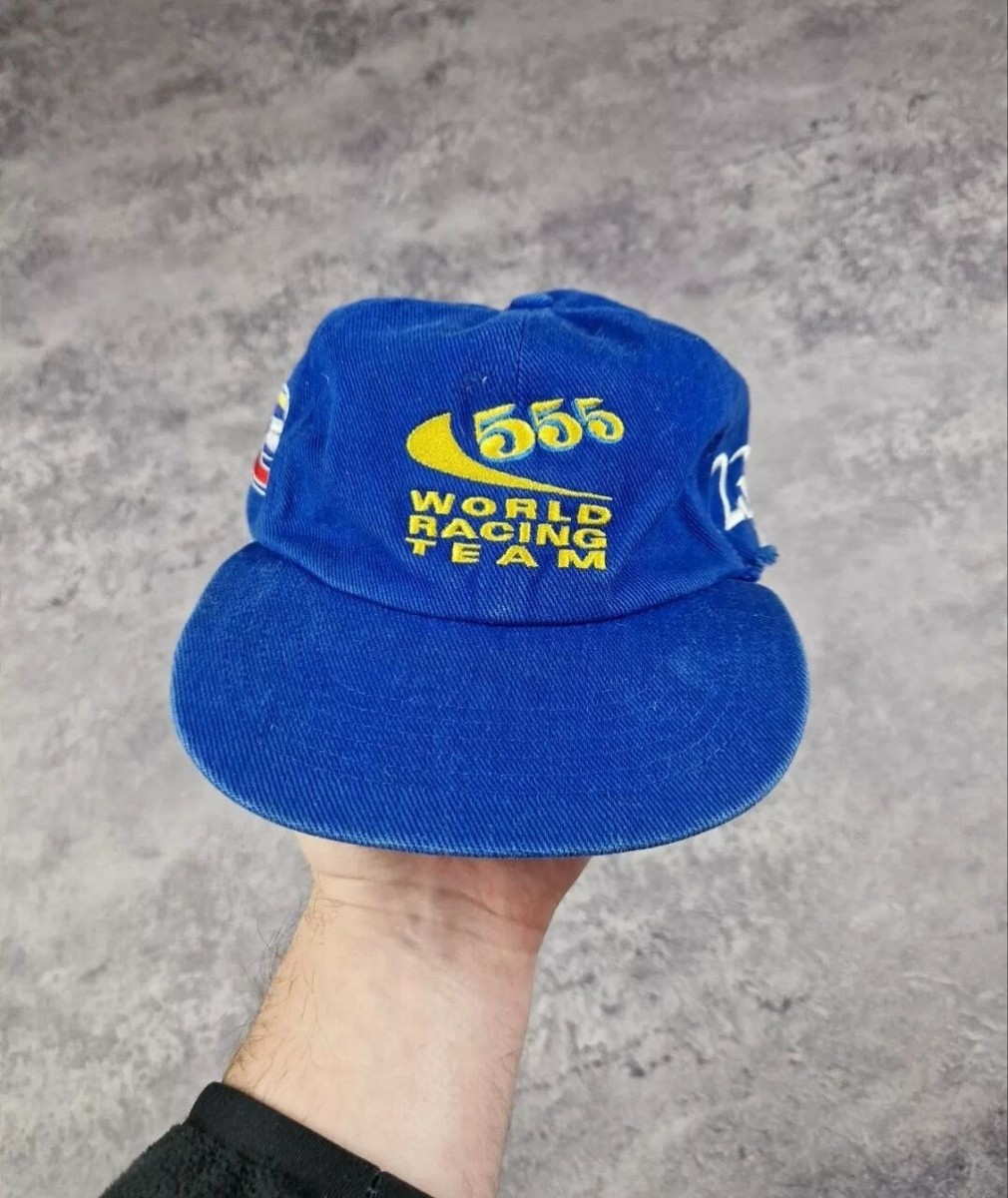 555 Subaru World Rally Team Cap Vintage 90s Snap British