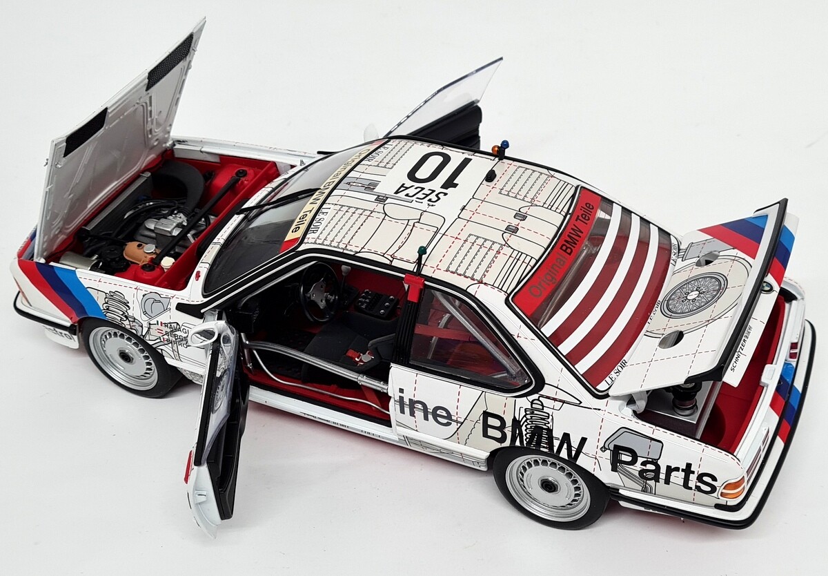 Autoart 1/18 BMW 635 CSi Spa 1986 Genuine BMW Parts Ravaglia