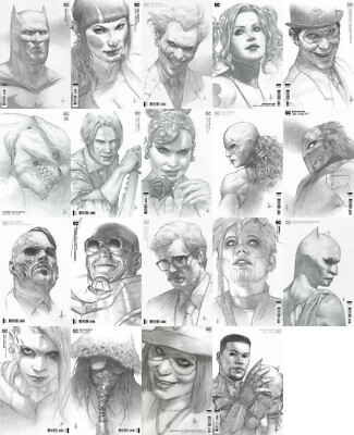 Set of 19 Different - Federici 1:25 Batman & Joker Variant Cover Comic Books *