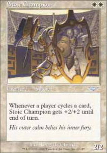 4 Stoic Champion ~ Near Mint Legions 4x x4 Playset MTG Magic White Card Ultimate - Picture 1 of 1