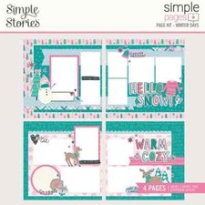 Simple Stories Simple Pages 3Pk Winter Days, Oh What Fun, Good Cheer