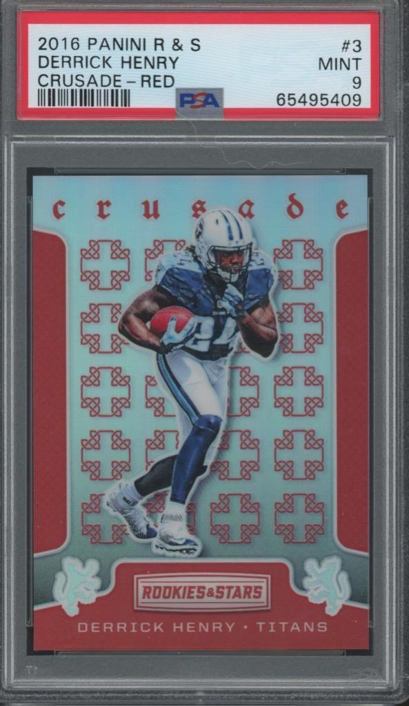 Derrick Henry Panini Rookies & Stars Crusade #3 Red