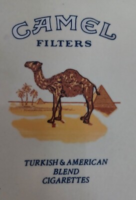 VINTAGE CAMEL FILTERS ASH TRAY 1996 Turkish Blend Cigarettes smoke  Collector