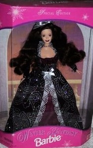 winter fantasy barbie 1996