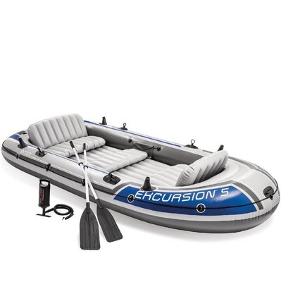 INTEX Excursion Inflatable Boat Series: Includes Deluxe 54in Boat Oars and...