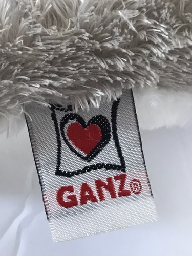 Webkinz Ganz Schnauzer Gray And White Dog Plush Stuffed Animal 7 Inch EUC - Picture 8 of 9