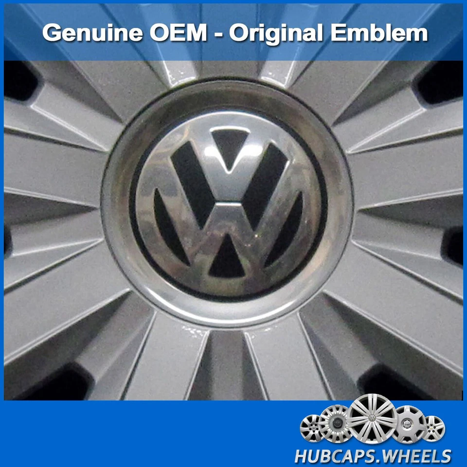 Tapacubos para Volkswagen Jetta 2011-2014 genuino VW OEM 15 pulgadas cubierta de rueda 61562 Foto 4 de 4