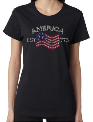 rhinestone 4th of july shirts