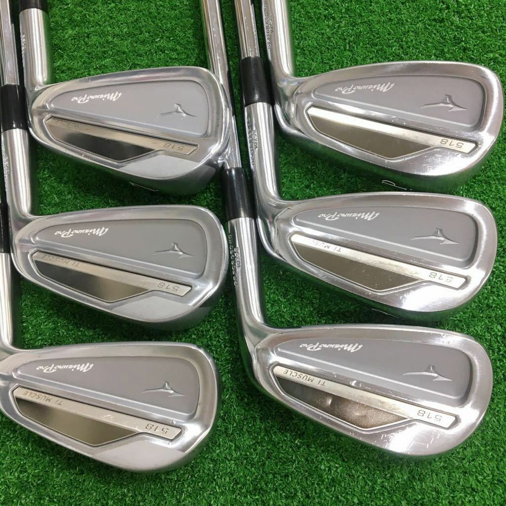 Golf Iron Set Mizuno Pro 518 Dynamic Gold S200 6pcs 5-P JAPAN