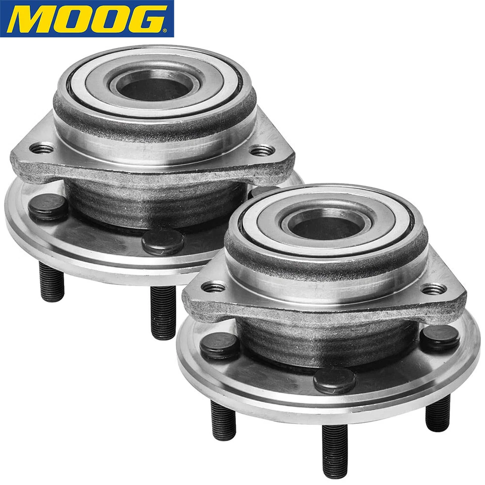 Par de bujes de cojinete de rueda delanteros MOOG para 99-2001 Cherokee 99-2006 Jeep Wrangler CA Foto 4 de 4