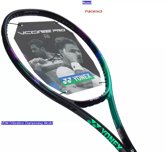 Yonex VCORE Pro 97H (GPU) Tennis Racquet Racket Court 97sq 330g G3 16x19