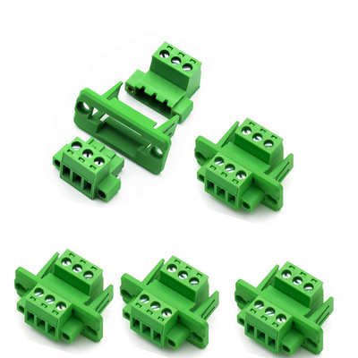 5 Set 3 Pin 5.08Mm Pitch Screw Terminal Panel Mount, Through-Wall Phoenix Connec