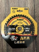 Dewalt Skill Saw Cutting Blade for Wood 165mm 40 Teeth New Pack of 1