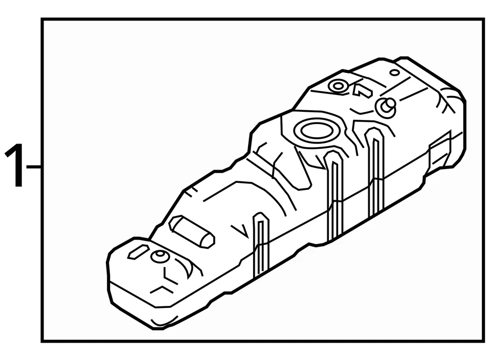 (LOCAL PICKUP ONLY) Fuel Tank Front Midship Pickup 8' Box Fits 11-16 FORD F250SD Foto 4 de 4