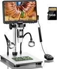 TOMLOV DM9 7" LCD Digital Coin Microscope 1200X 12MP Soldering Microscope Camera